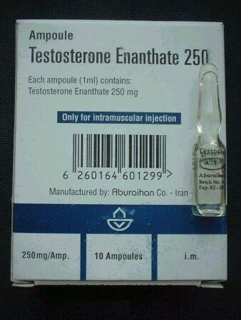 Enanthate testosterone injections